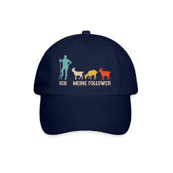 Ziegen Ziegenbock Landwirtin Ziege - Baseballkappe - Blau/Blau - Vorne