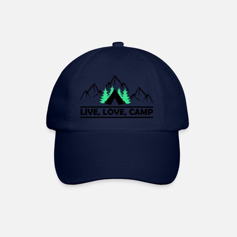 Camp d’amour en direct - Casquette classique - bleu/bleu