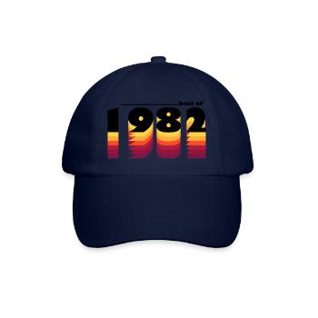Vintage Timeless Style von 1982 - 43. Geburtstag - Baseballkappe - Blau/Blau - Vorne