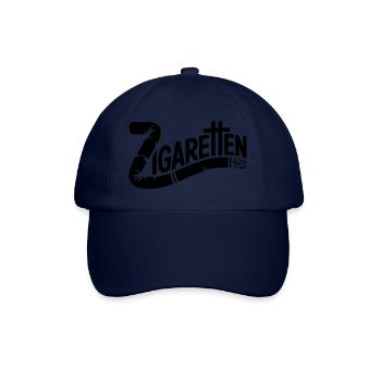 Zigaretten - Deutsche Memes - Baseballkappe - Blau/Blau - Vorne