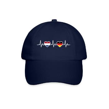 Netherlands Germany Heartbeat Dutch - Baseball Cap - blue/blue - Front