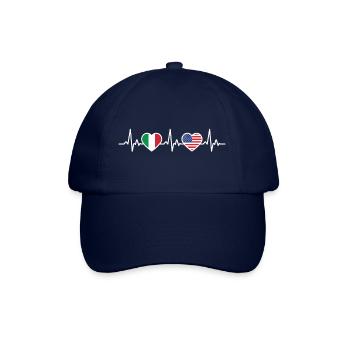Heartbeat America Italy - Baseball Cap - blue/blue - Front