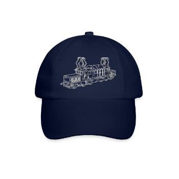 Locomotive Train Ferroviaire - Casquette classique - bleu/bleu - Devant
