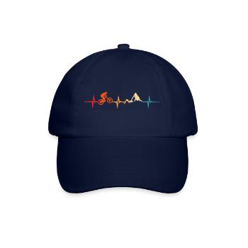 VTT Heartbeat VTT Descente - Casquette classique - bleu/bleu - Devant