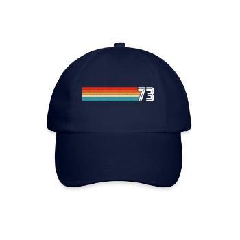 Retro 1973 t-shirt 73 vintage 1973 - Baseball Cap - blue/blue - Front