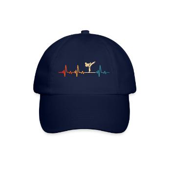 Karate Heartbeat - Baseball Cap - blue/blue - Front