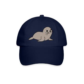 Seal Seal T-shirt Gift Northern Germany - Baseball Cap - blue/blue - Front