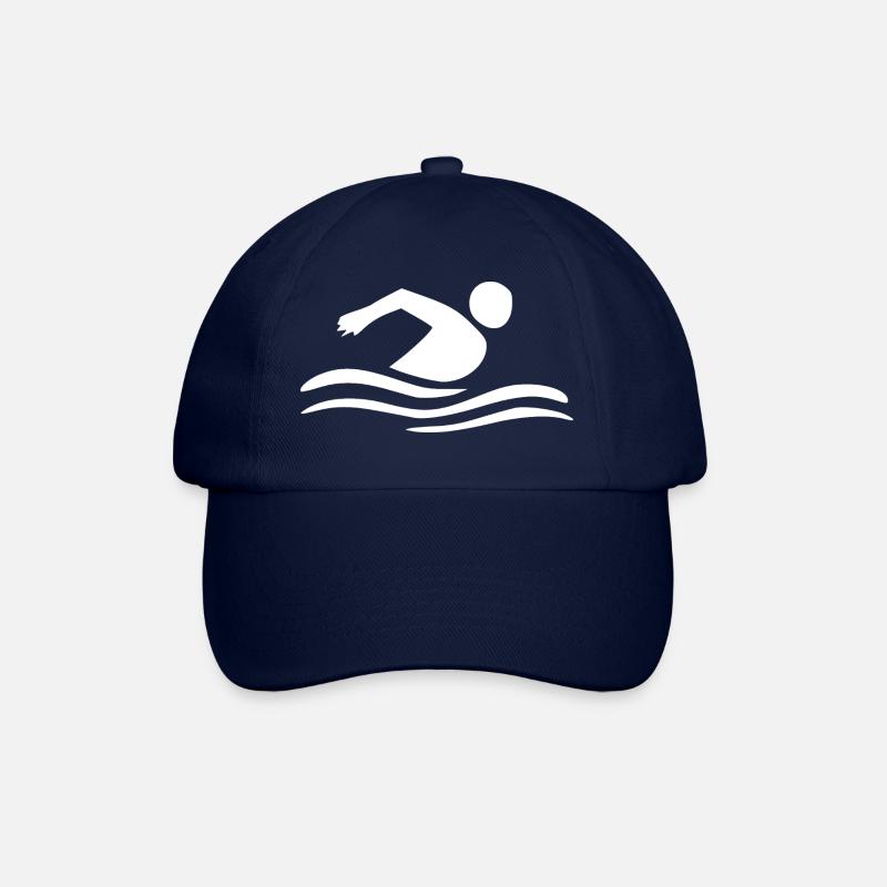 Nuotatori - Cappello con visiera - blu/blu
