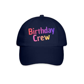 Birthday Crew - Baseball Cap - blue/blue - Front