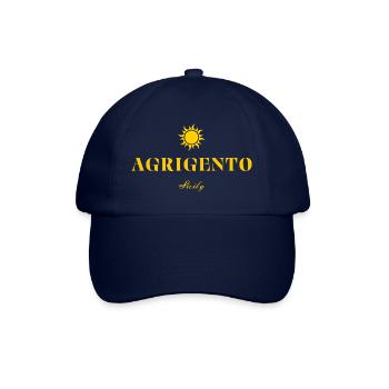 Logo von Agrigento Suncrest Sizilien - Baseballkappe - Blau/Blau - Vorne