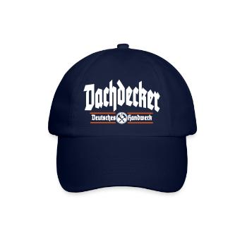 Dachdecker Deutsches Handwerk - Baseballkappe - Blau/Blau - Vorne
