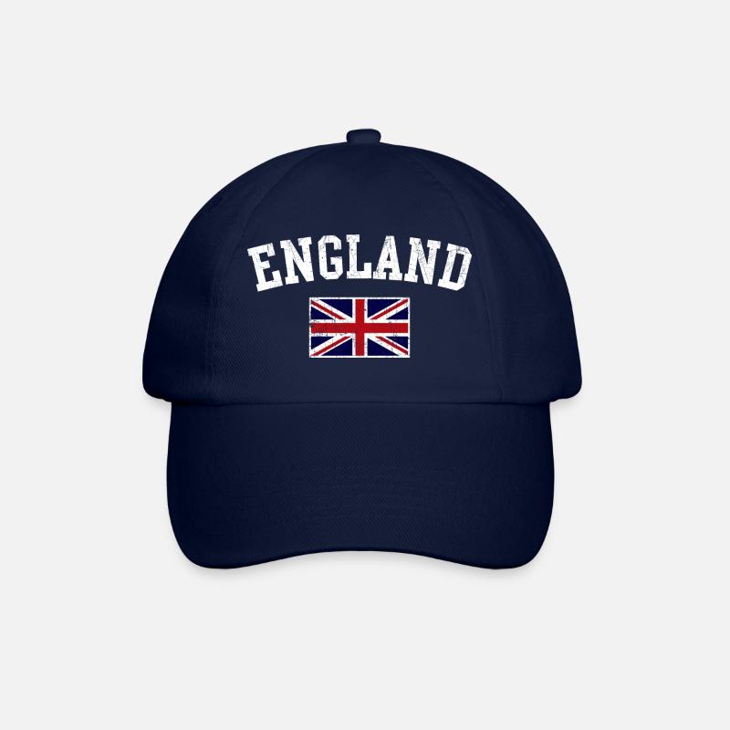 England Crest Union Jack - Baseball Cap - blue/blue