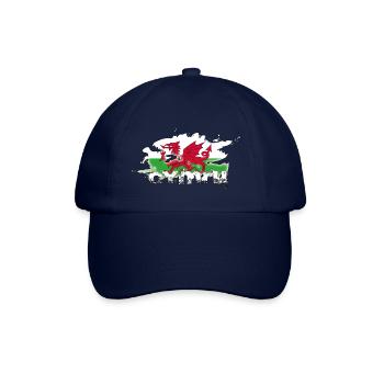 Wales Fanartikel - Baseballkappe - Blau/Blau - Vorne