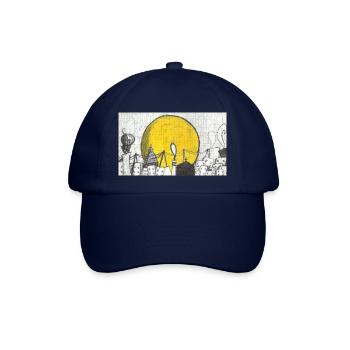 Magisches Turin - Baseballkappe - Blau/Blau - Vorne