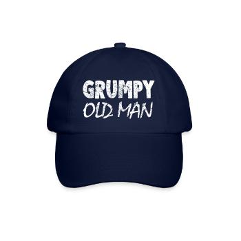 GRUMPY OLD MAN - Baseball Cap - blue/blue - Front