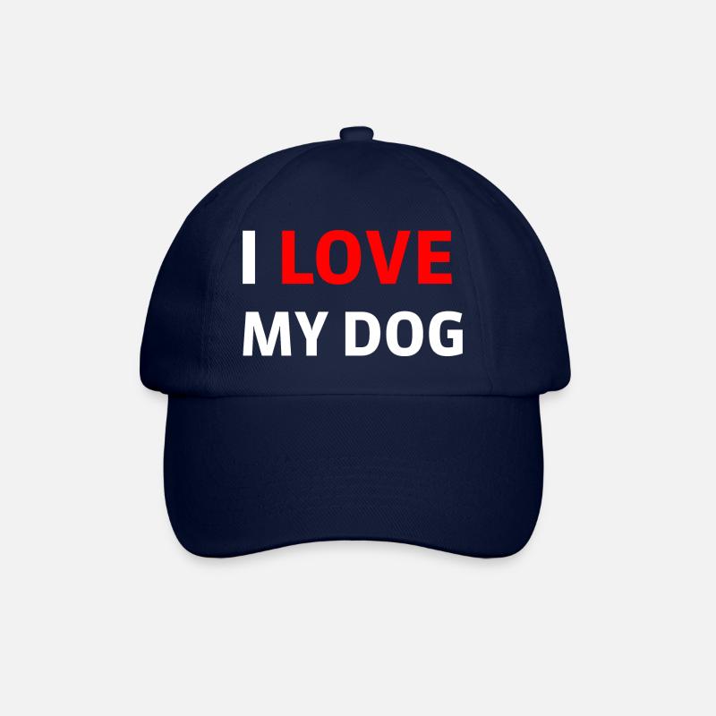 Hund Dog - Baseballkappe - Blau/Blau
