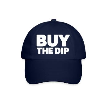 Smart Investors Buy the Dip: Crypto Wisdom - Casquette classique - bleu/bleu - Devant