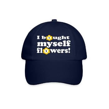 I Bought Myself Flowers - Baseballkappe - Blau/Blau - Vorne