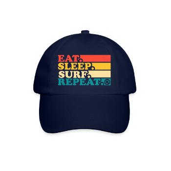 Manger Dormir Surf Répéter - Casquette classique - bleu/bleu - Devant