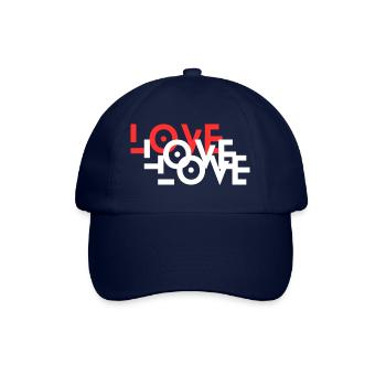 love - Baseballkappe - Blau/Blau - Vorne