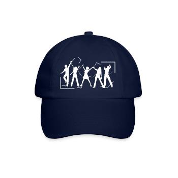 Dancing Dance Music - Baseballkappe - Blau/Blau - Vorne