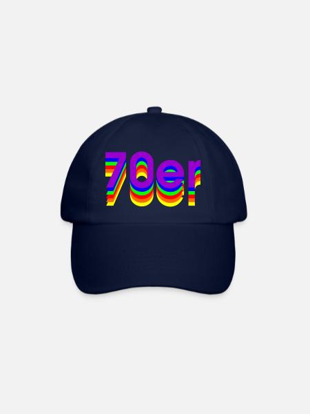 70s - Baseball Cap - blue/blue