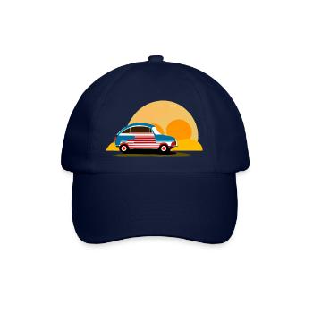 au coucher du soleil - Casquette classique - bleu/bleu - Devant