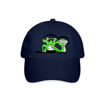 2 Cool DJ Snakes Team Friends Party Club Music - Casquette classique - bleu/bleu - Devant