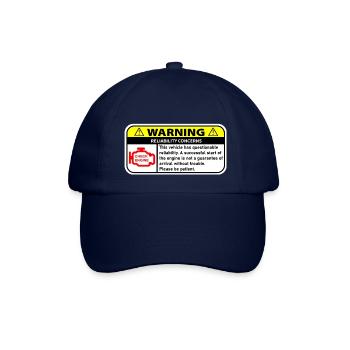 WARNING - Casquette classique - bleu/bleu - Devant