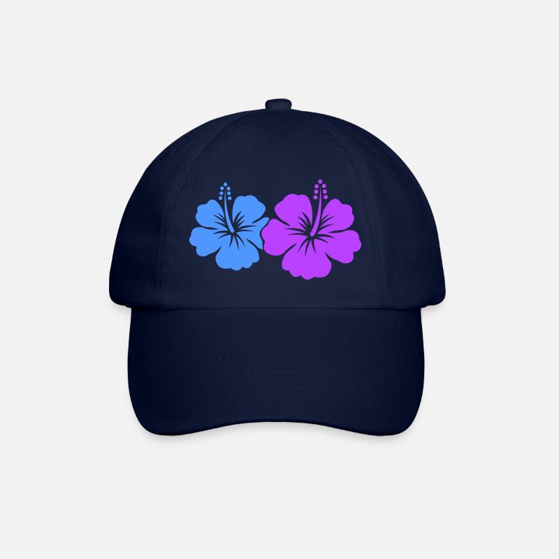 Fleur d’hibiscus - Casquette classique - bleu/bleu
