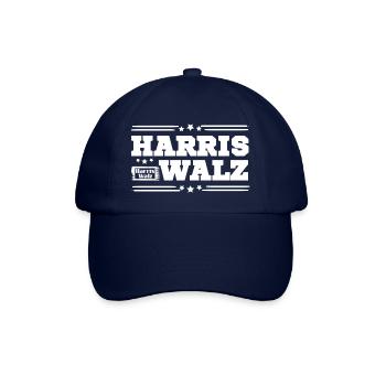 Harris Walz - Baseballkappe - Blau/Blau - Vorne