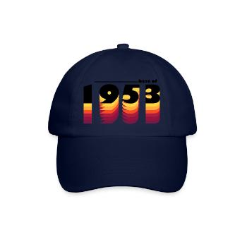 Vintage Bold Hommage à 1953 - Célébrer le 72ème - Casquette classique - bleu/bleu - Devant