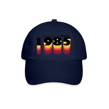 Fièrement célébrant 1985 - Millésime 40 ans - Casquette classique - bleu/bleu - Devant