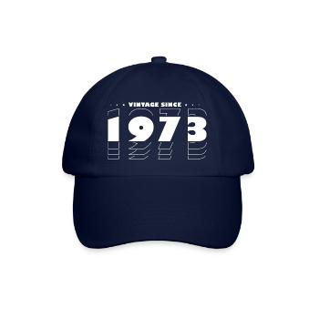Vintage Bold Hommage à 1973 - Célébrer le 52ème - Casquette classique - bleu/bleu - Devant