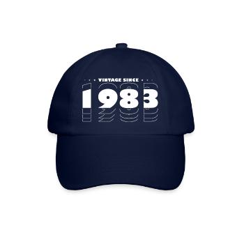 Vintage Bold Hommage à 1983 - Célébrer le 42ème - Casquette classique - bleu/bleu - Devant