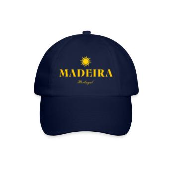 Madeira, Portugal, Sun - Baseballkappe - Blau/Blau - Vorne
