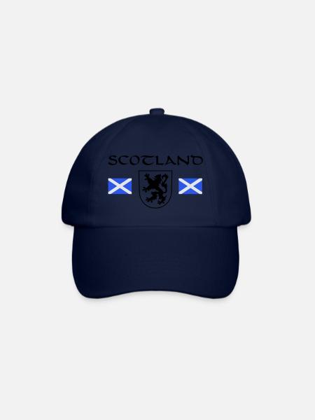 Scotland´s "Rampant Lion" - Baseballkappe - Blau/Blau