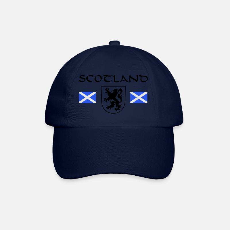 Scotland´s "Rampant Lion" - Baseballkappe - Blau/Blau