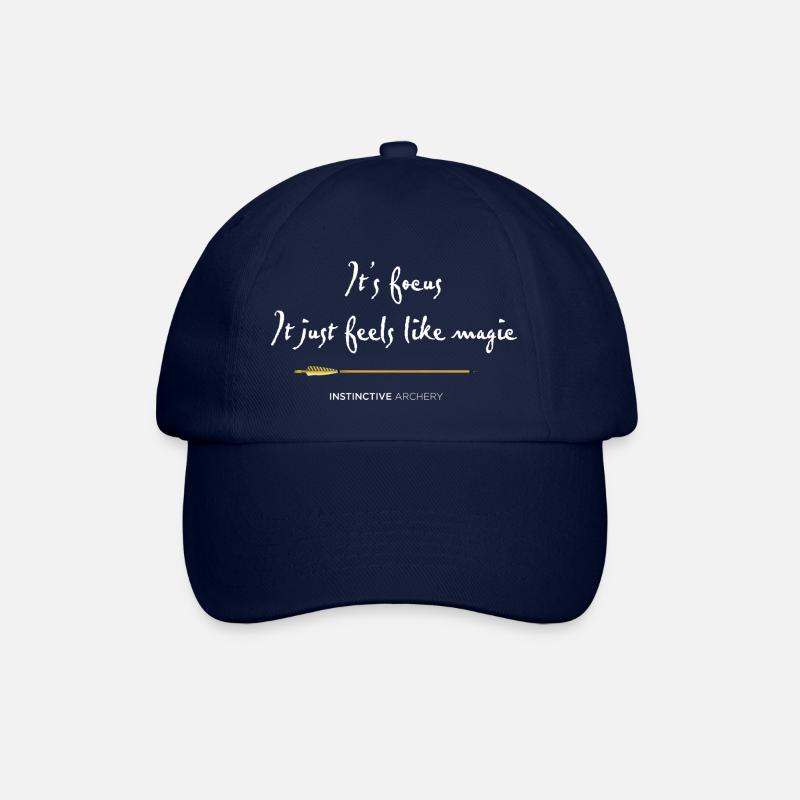 Archery? It's focus - It just feels like magic - Baseball Cap - blue/blue