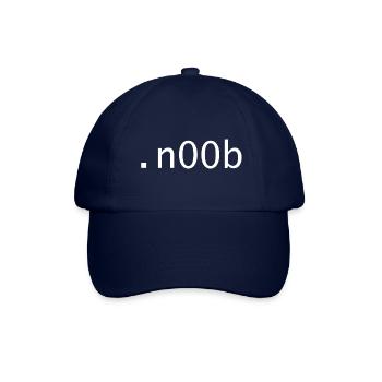 n00b - Newbie leet - Baseball Cap - blue/blue - Front