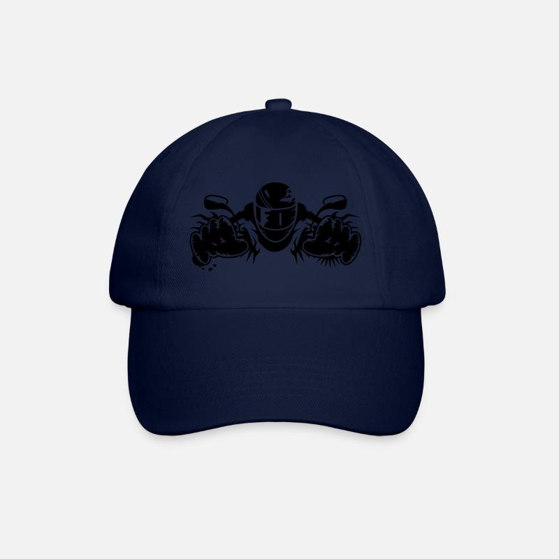 conduire une moto - Casquette classique - bleu/bleu