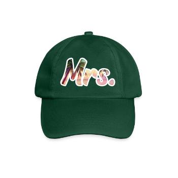 Mrs - Baseball Cap - bottle green - Front