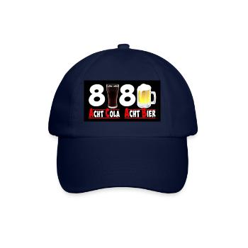Acht Cola Acht Bier ACAB Fußball Fanshirt - Baseballkappe - Blau/Blau - Vorne