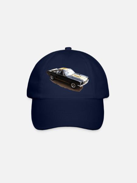 Oldtimer auto - Casquette classique - bleu/bleu