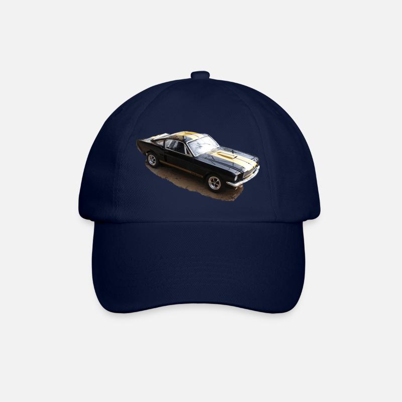 Oldtimer auto - Baseballkappe - Blau/Blau