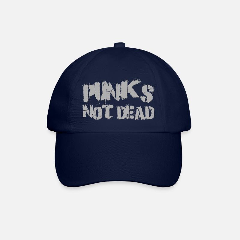 Punks not Dead - Baseballkappe - Blau/Blau