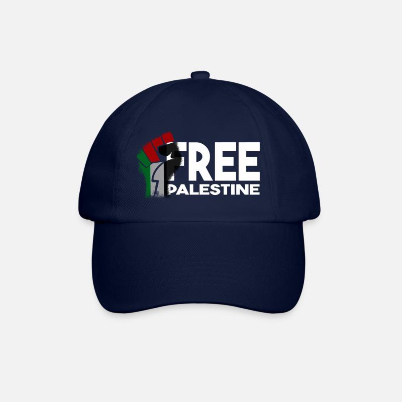 free palestine - Baseball Cap - blue/blue