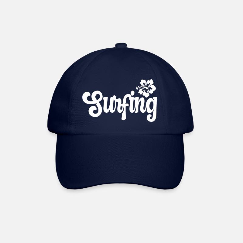 Cadeau de surf fille surfeur surf surf - Casquette classique - bleu/bleu