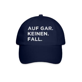 lieben geschenk statement geburtstag - Baseballkappe - Blau/Blau - Vorne