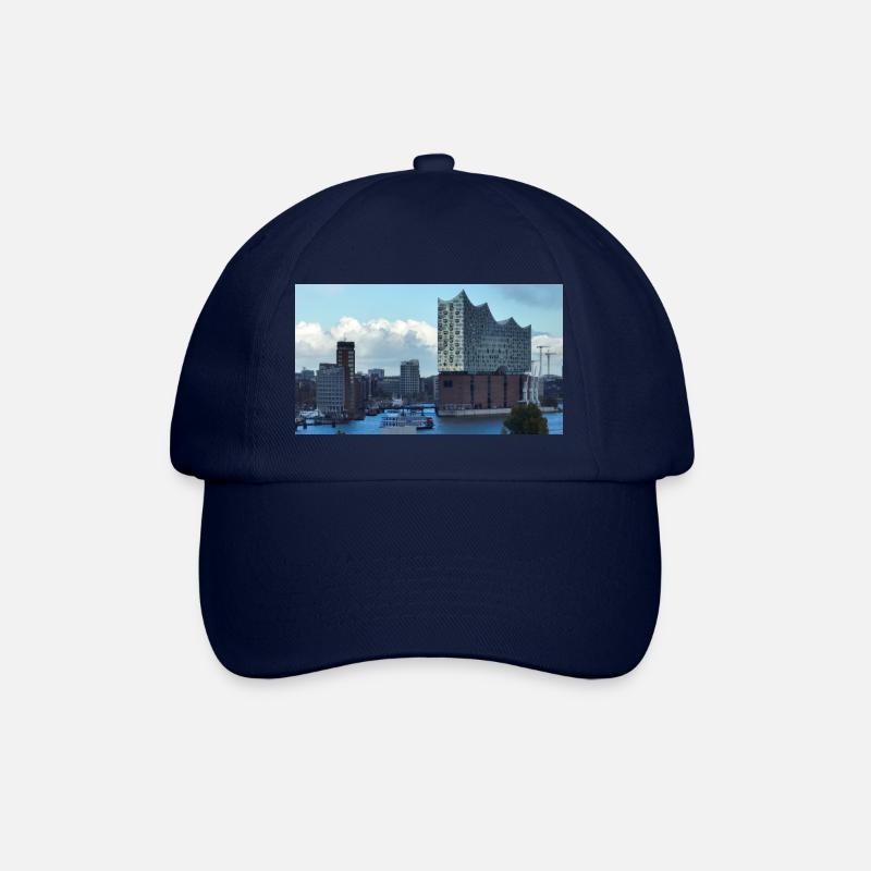 Elbphilharmonie Hamburg - Baseballkappe - Blau/Blau